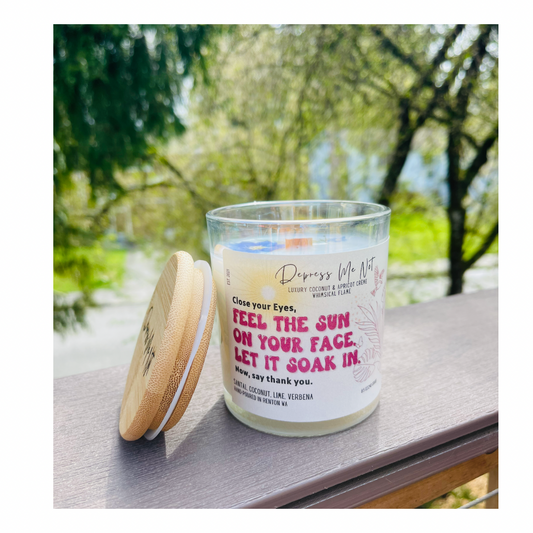 Feel The Sun on Your Face Candle