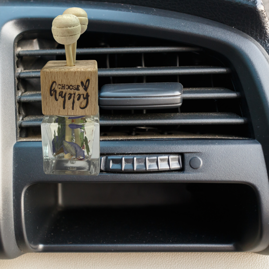 Depress Me Not 8ml Clear Glass Car Air Freshener Clip Diffuser