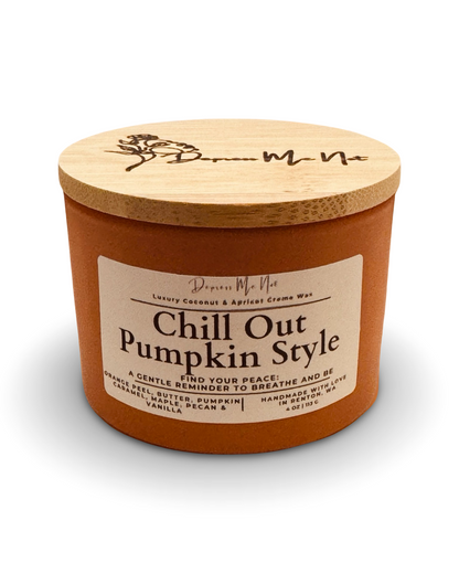 Chill Out Pumpkin Style Candle