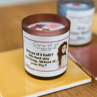 What if I fall? Oh but my Darling, what if you fly? Candle/ Valentine's Day Edition