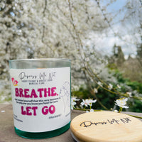 Breathe, Let Go Candle