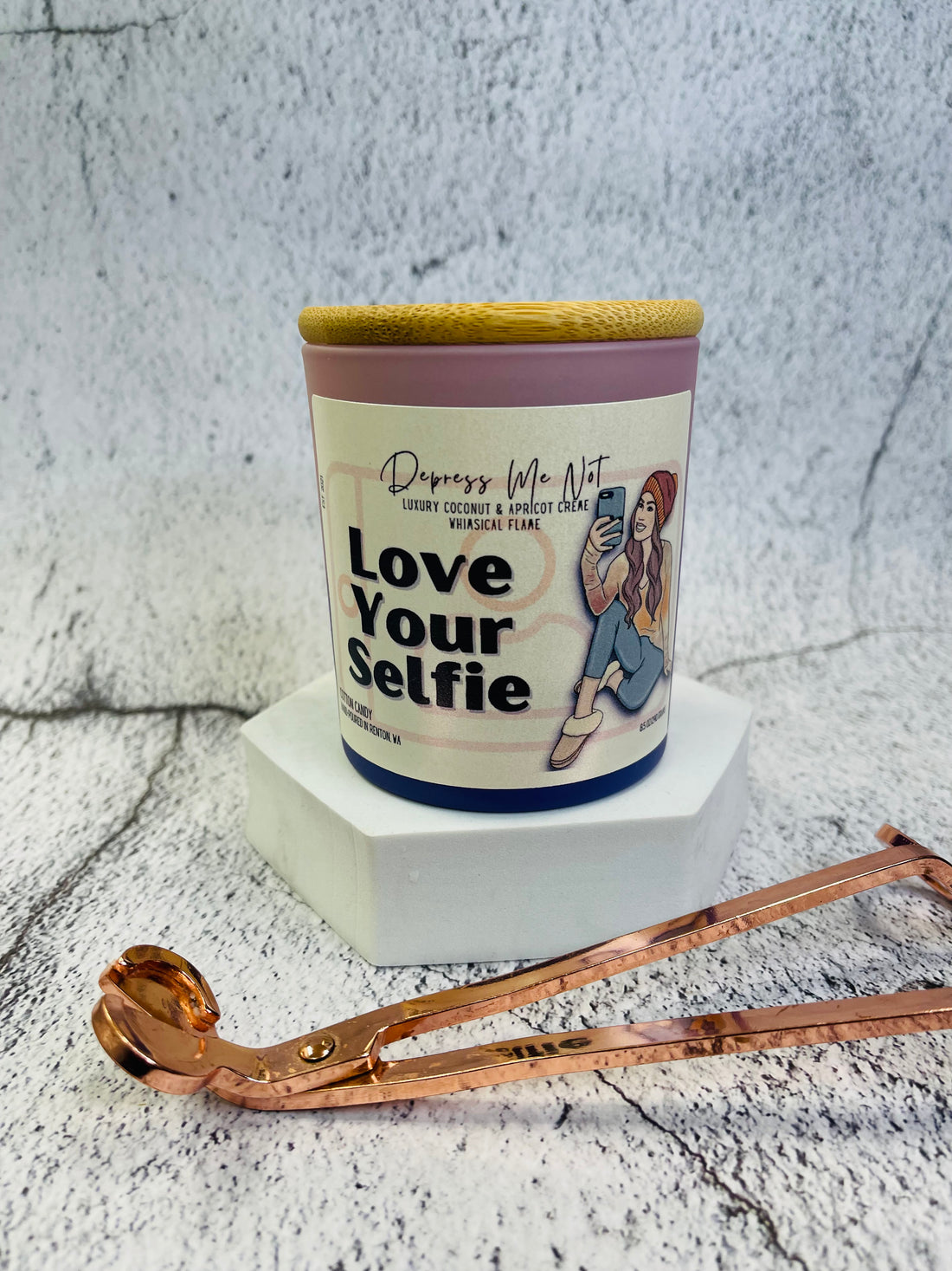 Love Your Selfie Candle